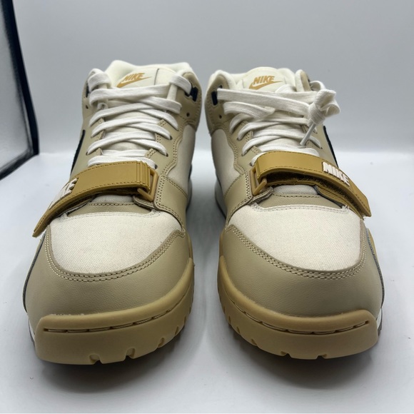 Nike Air Trainer 1 Mid Mens Lace Up Training Shoes DV7201-100 Cream Sz 11.5 main image 8